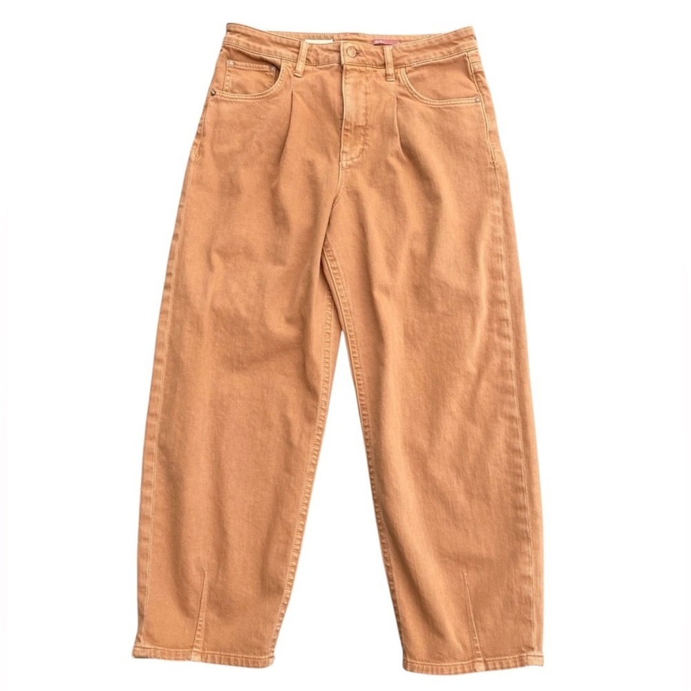 Anthropology Pilcro The Breaker Barrel Leg Jeans sz 29 copper shade preloved - Picture 5 of 14